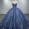Blue Surprise Novelty Quinceañera Dress