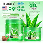 150ml 250ml Aloe Vera Gel Natural Snail Face Cream Deep Moisturize Hydration Revitalize Emolliency Smoothing Brighten Care Cream