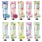 10pcs Fruity Flowery Hand Cream Moisturizing Nourishing Anti Chap Repairing Hands Care Beauty Skincare Hand Creams Sets