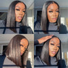 13x4 straight bob wig with transparent lace frontal, 100% virgin human hair short bob wig for women.