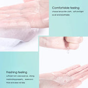 10pcs Hyaluronic Acid Hydrating Facial Mask Sheet Masks for Face Hydrating Shrinking Pores Moisturizing Face Masks Skin Care