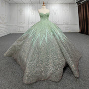 Green Sweetheart Quinceanera Dress