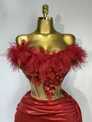 Tina Red Mini Dress