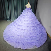 Elegant Diamonds Quinceañera Dress