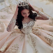 Luxury Lace & Crystal Quinceañera Ball Gowns