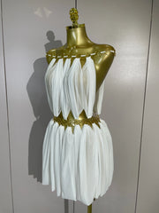 Lauryn sexy mesh hollow out backless mini dress for birthday and nightclub party styling