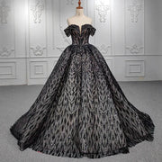 Classic Black Quinceañera Dress