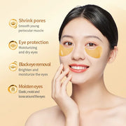 60pcs SADOER Crystal Collagen Eye Mask Moisturizing Anti Dark Circles Remove Eyes Bag Firming Eye Patches Beauty Eyes Skin Care