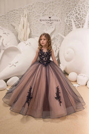 Floral Bridesmaid Flower Girl Dress Evening Prom Party