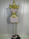 Envious Designs Charmaine sexy halter hollow out chain tassel dress for birthday and nightclub party styling