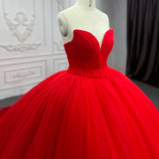 Exquisite Red Quinceañera Dress