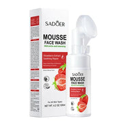 SAODER Fruits Facial Cleanser Face Wash Foam Face Massasge Cleansing Mossee Moisturizing Hydrating Facial Skin Care Products