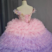 Exquisite Pink Quinceañera Dress