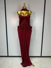 Envious Designs Brielle sexy strapless bodycon long dress for birthday and evening party styling