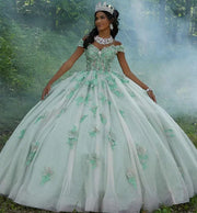 Appliques Sequined Quinceanera Dress