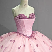 Appliqué & Sequins Gown Quinceañera Dress