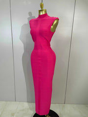 Lauren Sleeveless Bodycon Bandage Maxi Dress