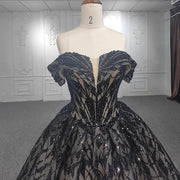 Classic Black Quinceañera Dress