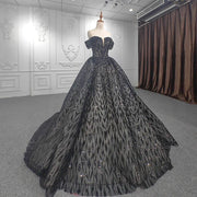 Classic Black Quinceañera Dress