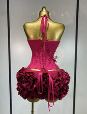 Rose Two-piece Mini Dress