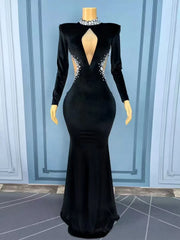 Janelle twinkling rhinestone mermaid prom dress elegant sparkling gown.