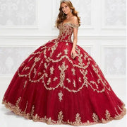 Burgundy Quinceanera Dress