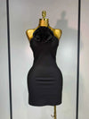 Jae Black Red Sleeveless Bodycon Bandage Mini Dress