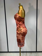Jada Luxury Rhinestone Bodycon Birthday Dress
