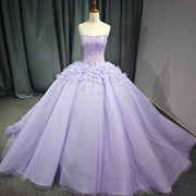 Strapless Beading Quinceañera Dress