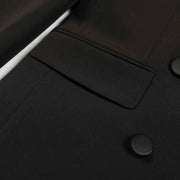 Luxury Women’s Blazer Jacket With Beading Formal Bodycon Elegant Blazer