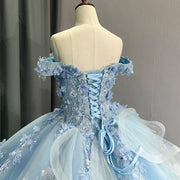 Custom Sequins Ball Gown Quinceañera Dress