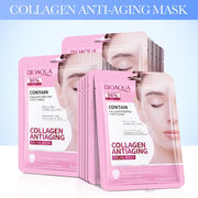 15pcs BIOAQUA Retinol Collagen Facial Masks Firming Hydrating Brightening Moisturizing Face Mask Facial Skin Care Products