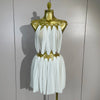 Lauryn sexy mesh hollow out backless mini dress for birthday and nightclub party styling