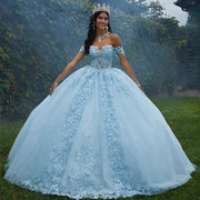 Beading Appliques Lace Quinceanera Dress