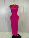 Liane 3D Flower Sleeveless Bodycon Bandage Gown