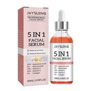 5 In 1 Hyaluronic Acid Face Serum Moisturizing Vitamin C collagen Lightning Facial Serum Shrink Pores Skin Care