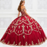 Burgundy Quinceanera Dress