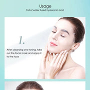 10pcs Hyaluronic Acid Hydrating Facial Mask Sheet Masks for Face Hydrating Shrinking Pores Moisturizing Face Masks Skin Care