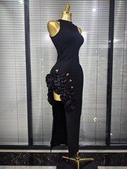 Shine in the Jeena sequin floral bodycon bandage maxi dress. Elegant evening gown for weddings, birthdays, cocktail parties, and formal events.
