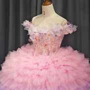 Exquisite Pink Quinceañera Dress