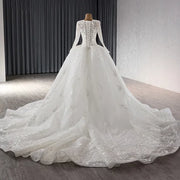 New Full Sleeves Wedding Dress