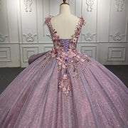 Elegant V-Neck Ball Gown Quinceañera Dress