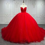 Exquisite Red Quinceañera Dress