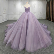 Purple Ruched  Quinceanera Dress