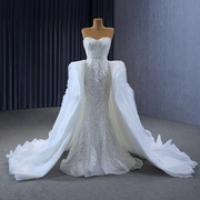 Gorgeous Elegant Beading Wedding Gown