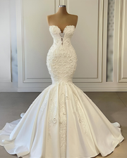 Sweetheart Sexy Mermaid  Wedding Dress