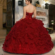 Gorgeous Burgundy Ball Gown  Quinceanera Dress