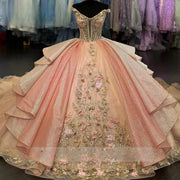 2024 Real Picture Princess Quinceañera Dress