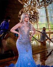 Shimmering Sequin Mermaid Gown