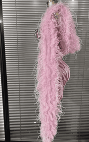 Liza Strapless Crystal Sequin Bodycon Mini Dress With Shawl
